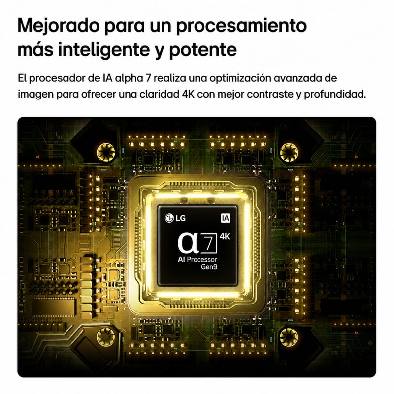 Smart TV LG 85 pulgadas 4K MiniLED webOS 2026 especificaciones