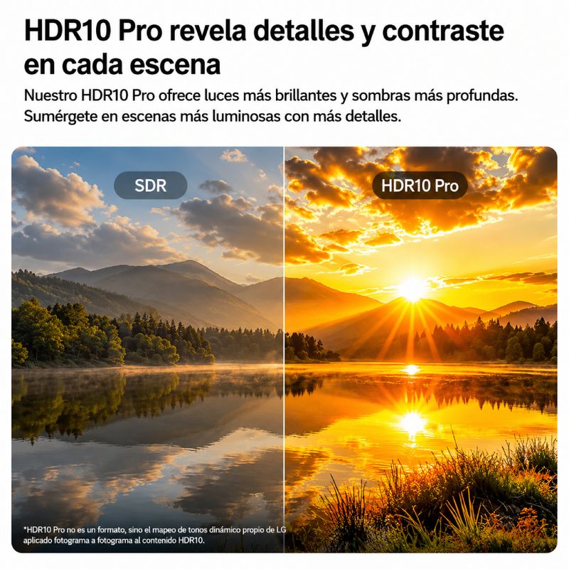 Smart TV LG 65 pulgadas 4K Nano UHD webOS vista dimensiones
