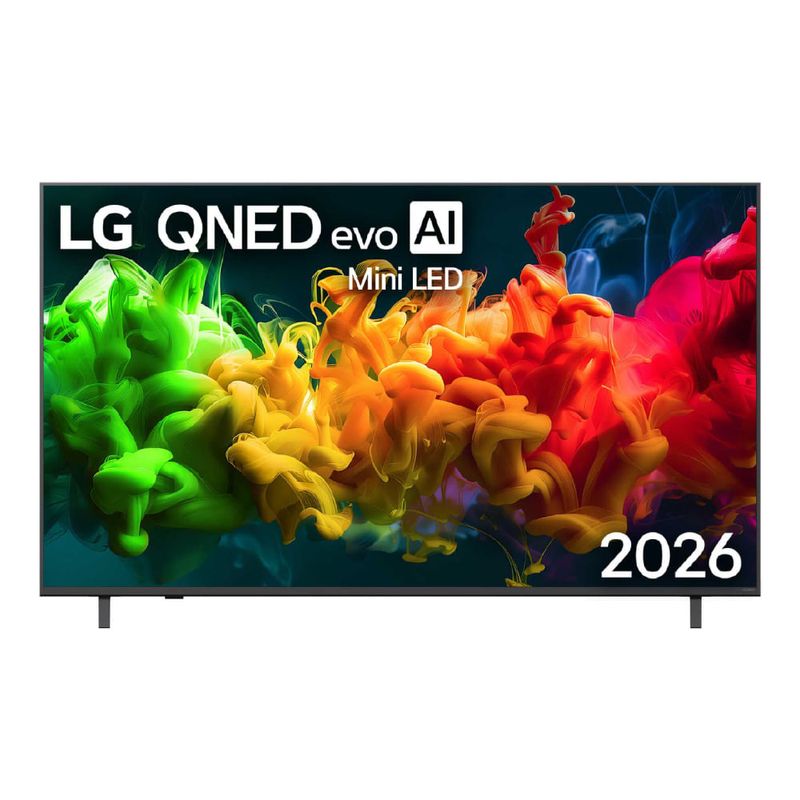 Televisor LG 65QNED80BSG 4K Ultra HD MiniLED vista frontal