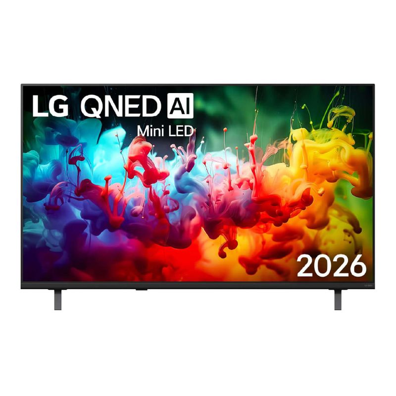 Smart TV LG 75 75QNED70BSA pulgadas 4K Ultra HD MiniLED 2026 vista frontal