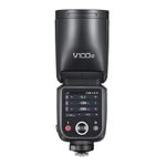 Flash profesional de zapata Godox V100 para Canon vista dorsal