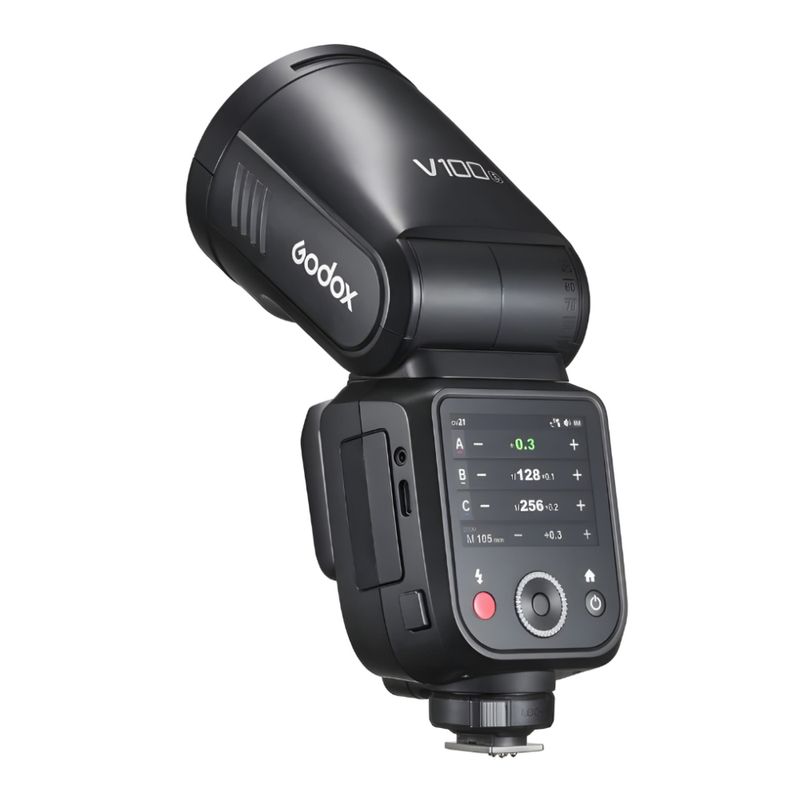 Flash Godox V100 compatible con cámaras Sony