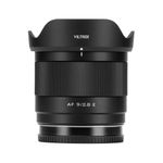 Lente Viltrox AF 9mm f/2.8 ultra gran angular para Sony E vista lateral