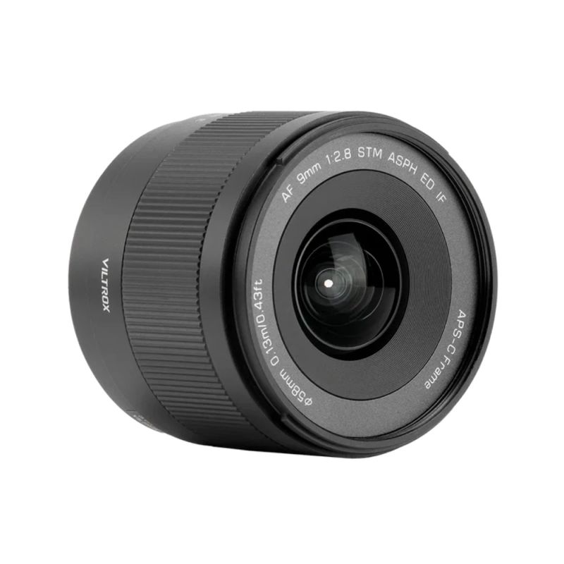 Lente Viltrox AF 9mm f/2.8 ultra gran angular para Sony E vista frontal