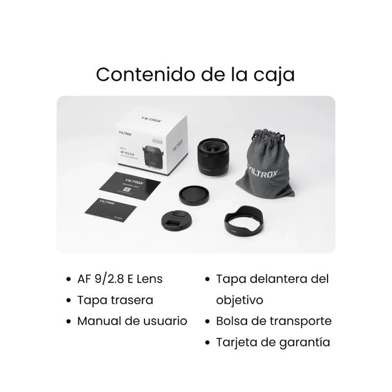 Lente Viltrox AF 9mm f/2.8 ultra gran angular para Sony E