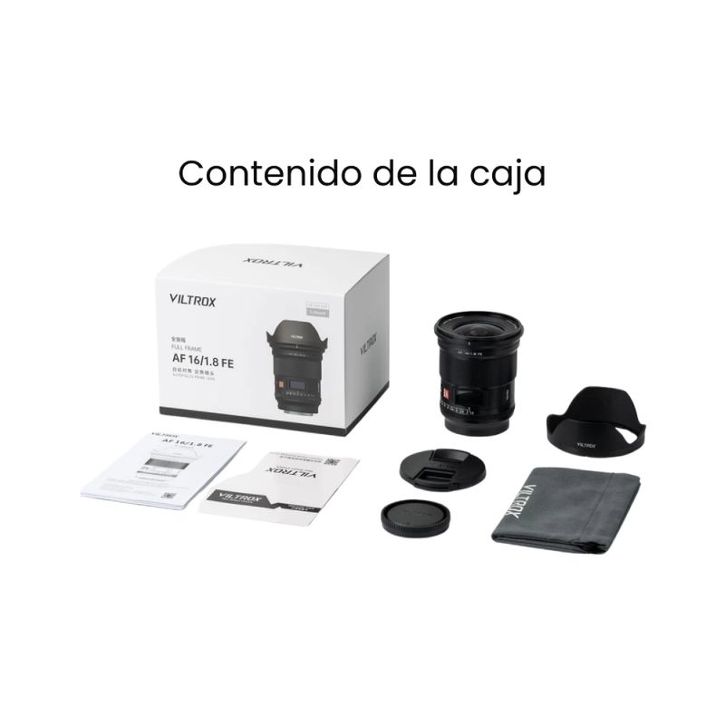 Lente Viltrox AF 16mm f/1.8 para Sony E