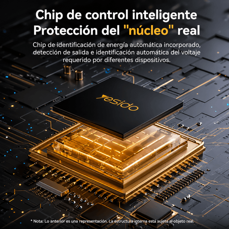 Inversor YESIDO VC07 negro chip inteligente