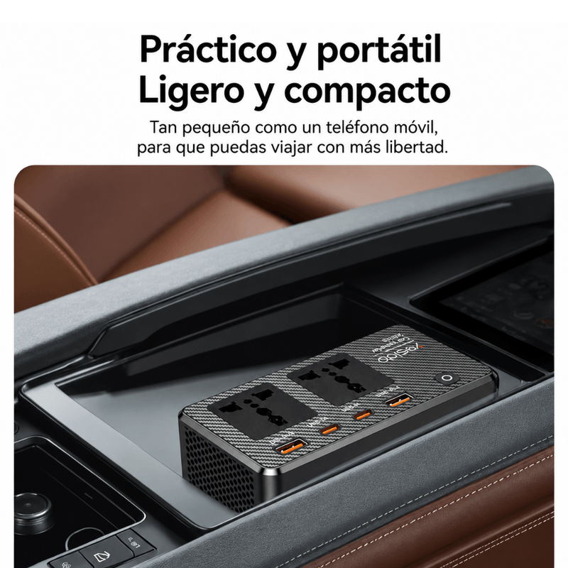 Inversor YESIDO VC07 negro diseño compacto