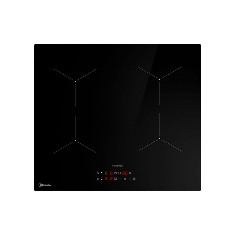 Encimera de inducción Electrolux IE4TW 60cm 4 hornillas frontal