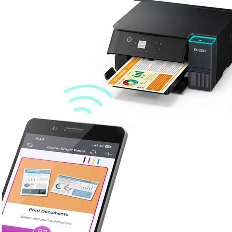Impresora Epson L4360 multifuncional Wi-Fi dúplex tintas frontal app