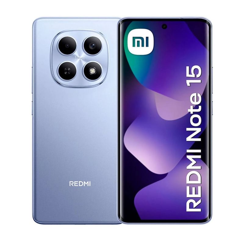 Celular Xiaomi Redmi Note 15 4G 128GB morado, 108MP AMOLED FRONTAL DORSAL