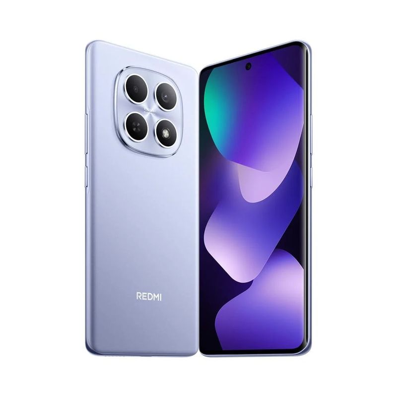 Celular Xiaomi Redmi Note 15 4G 128GB morado, 108MP AMOLED FRONTAL oblicuo