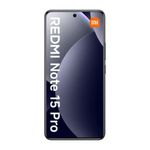 Celular Xiaomi Redmi Note 15 Pro 5G 256GB negro, AMOLED frontal