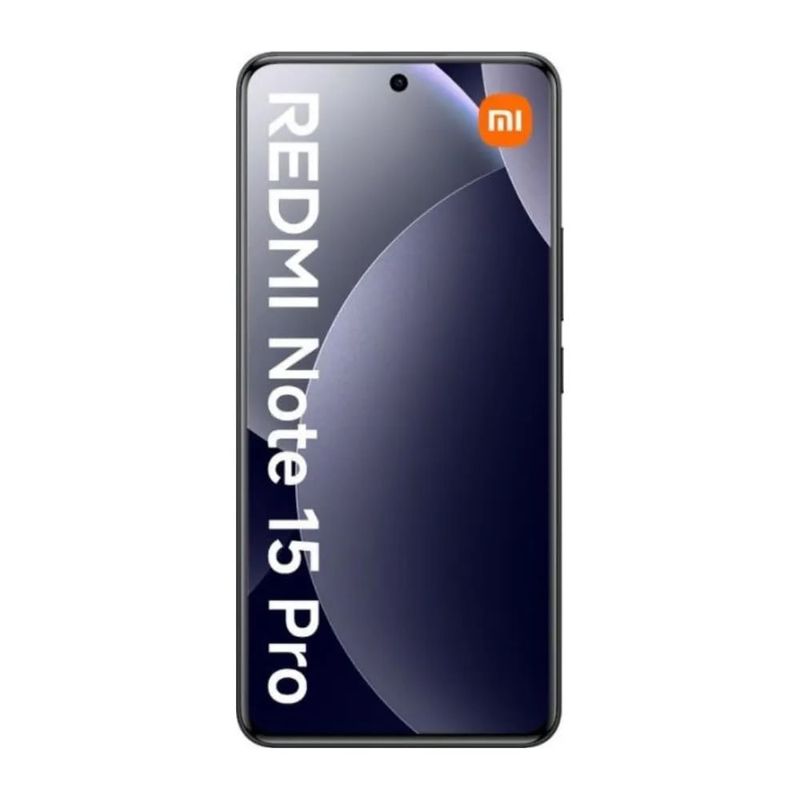 Celular Xiaomi Redmi Note 15 Pro 5G 256GB negro, AMOLED frontal