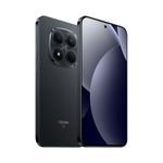Celular Xiaomi Redmi Note 15 Pro 5G 256GB negro, AMOLED frontal oblicuo