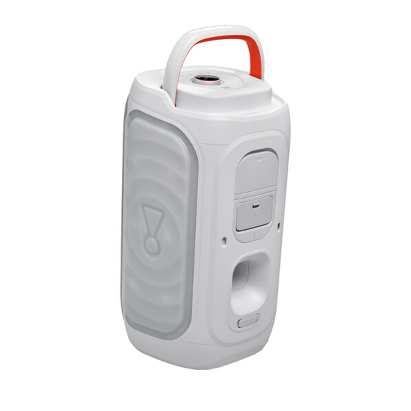 Parlante JBL PartyBox 130 blanco diseño torre