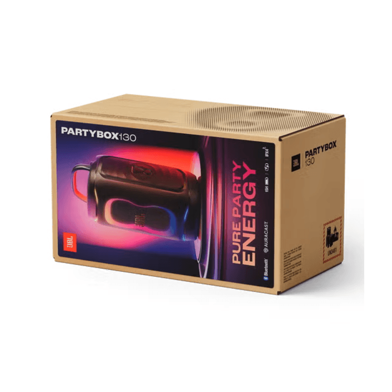Parlante JBL PartyBox 130 negro empaque