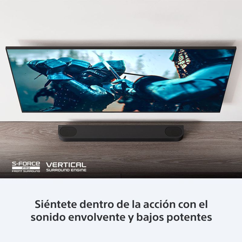 Barra de sonido Sony BRAVIA Theatre Bar 6 HT-B600 negro montaje en pared
