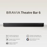 Barra de sonido Sony BRAVIA Theatre Bar 6 HT-B600 negro Dolby Atmos