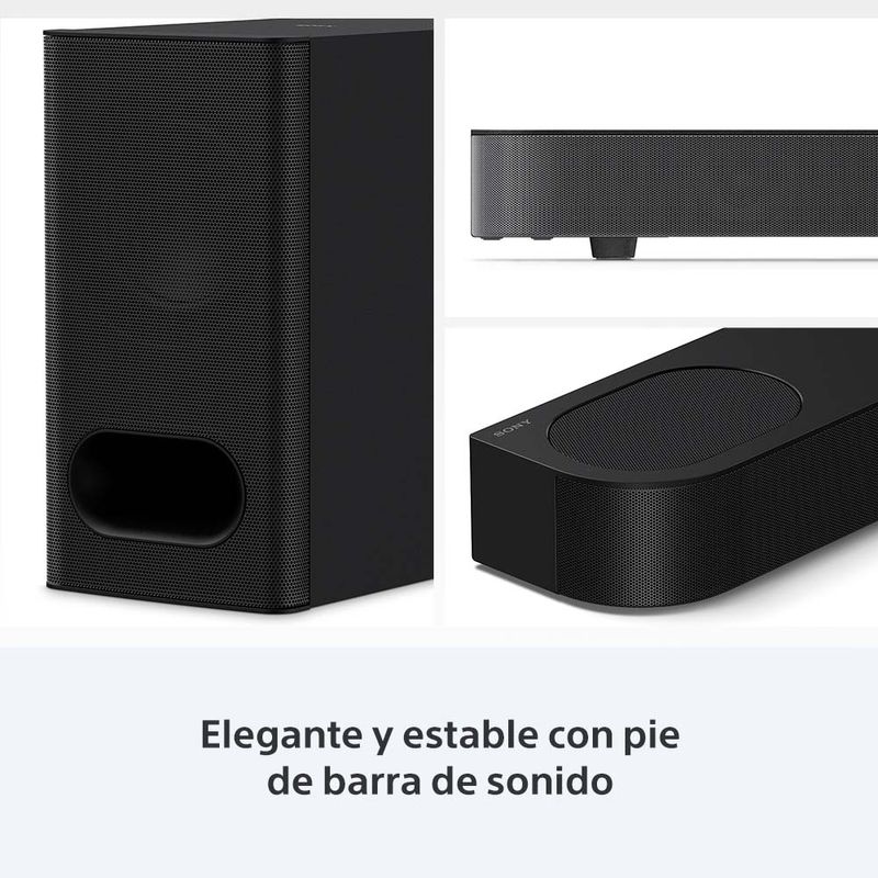 Barra de sonido Sony BRAVIA Theatre Bar 6 HT-B600 negro vista lateral