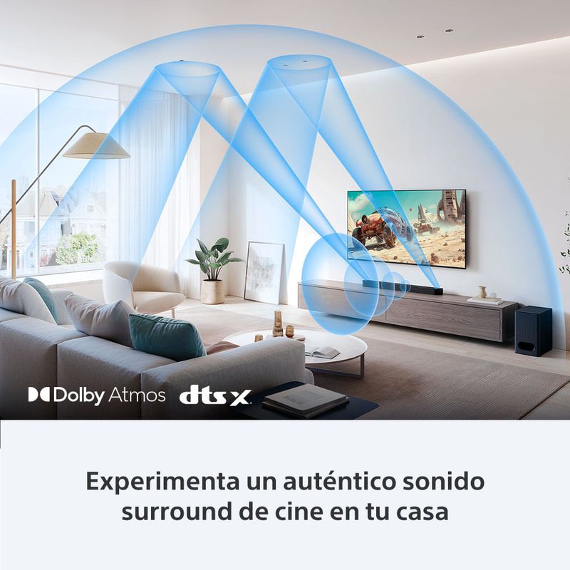 Barra de sonido Sony BRAVIA Theatre Bar 6 HT-B600 negro conexión óptica