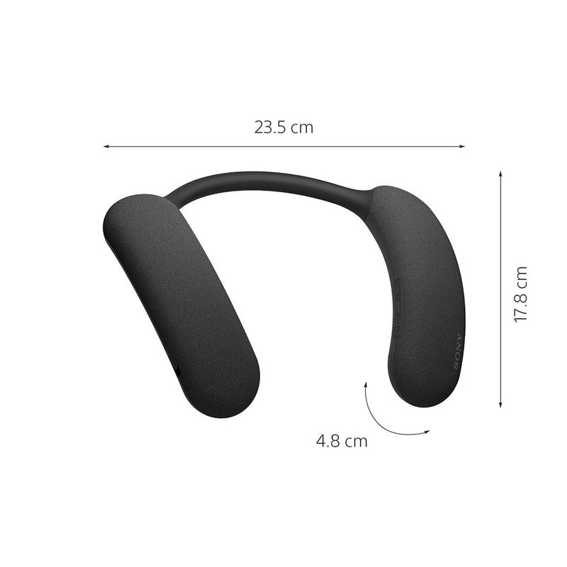 Altavoz para cuello Sony BRAVIA Theatre U HT-AN7 negro app Headphones Connect