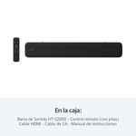 Barra de sonido Sony HT-S2000 negro subwoofer integrado