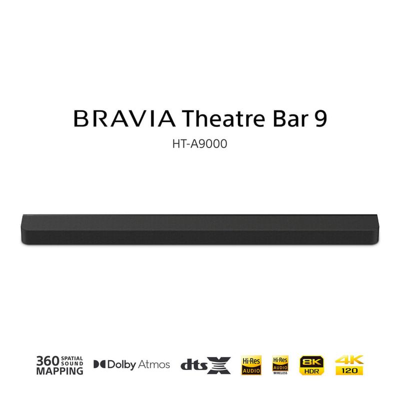 Barra Sony BRAVIA Theatre Bar 9 HT-A9000 negro vista frontal