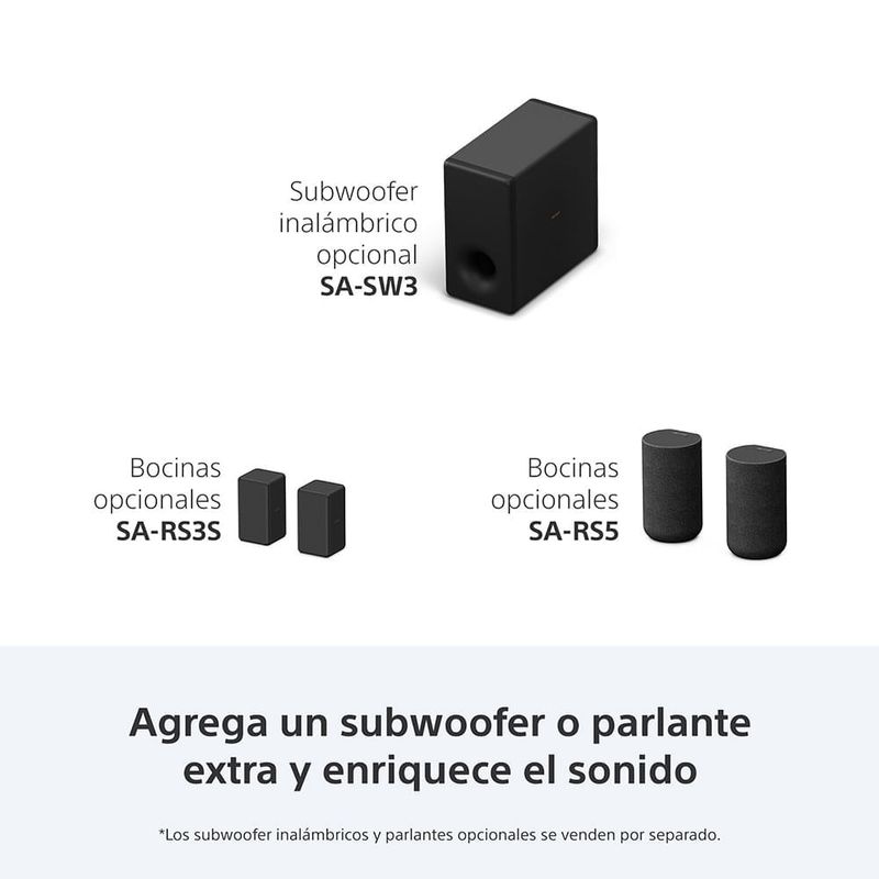 Barra Sony BRAVIA Theatre Bar 9 HT-A9000 negro mando incluido