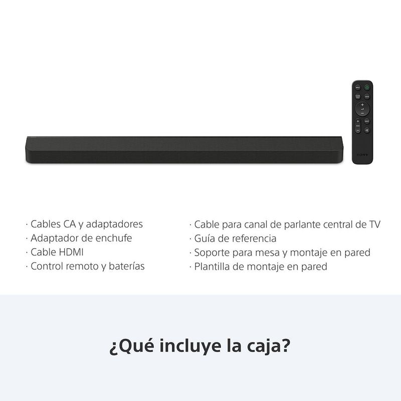Barra Sony BRAVIA Theatre Bar 9 HT-A9000 negro para TV