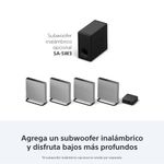 Sistema Home Theatre Sony BRAVIA Theatre Quad HT-A9M2 gris caja de control