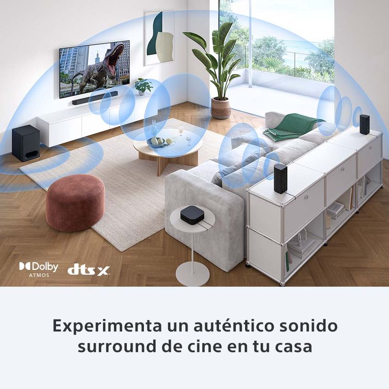Sistema de teatro Sony BRAVIA Theatre System 6 HT-S60 negro parlantes traseros
