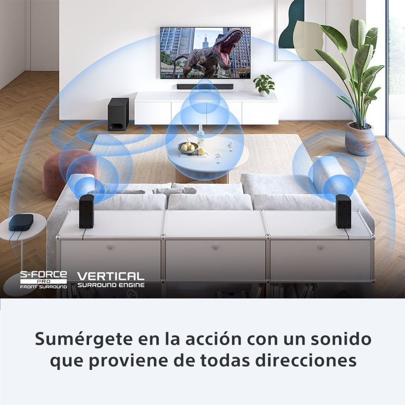 Sistema de teatro Sony BRAVIA Theatre System 6 HT-S60 negro Dolby Atmos