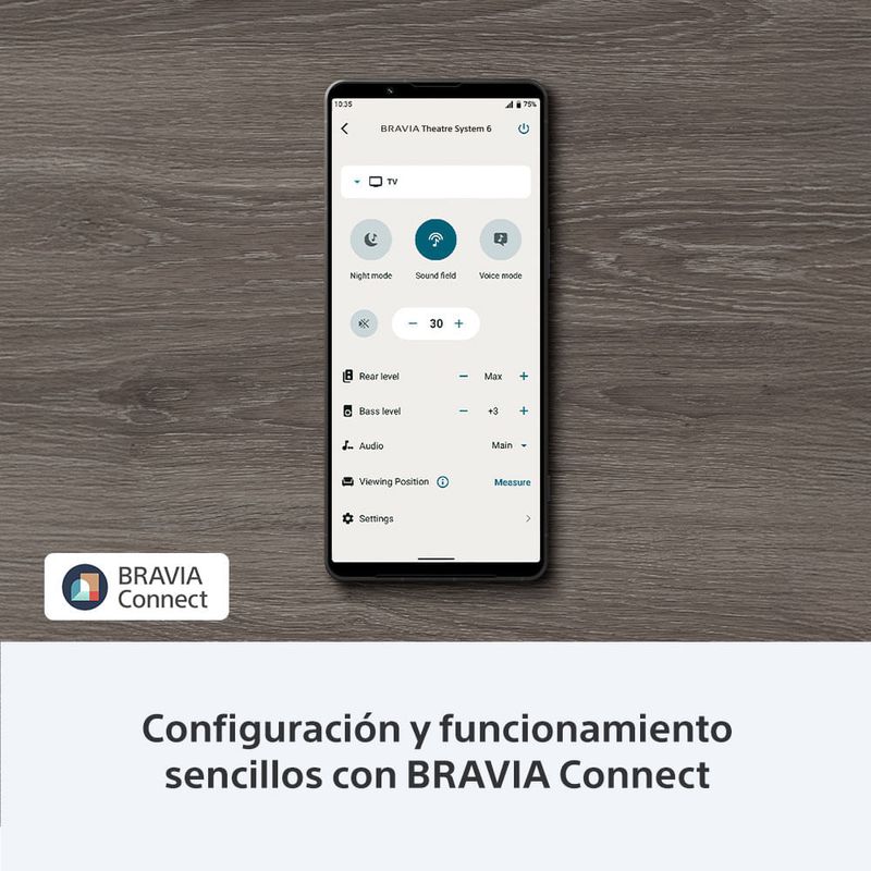 Sistema de teatro Sony BRAVIA Theatre System 6 HT-S60 negro Bluetooth