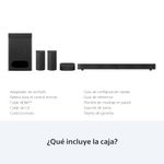 Sistema de teatro Sony BRAVIA Theatre System 6 HT-S60 negro componentes