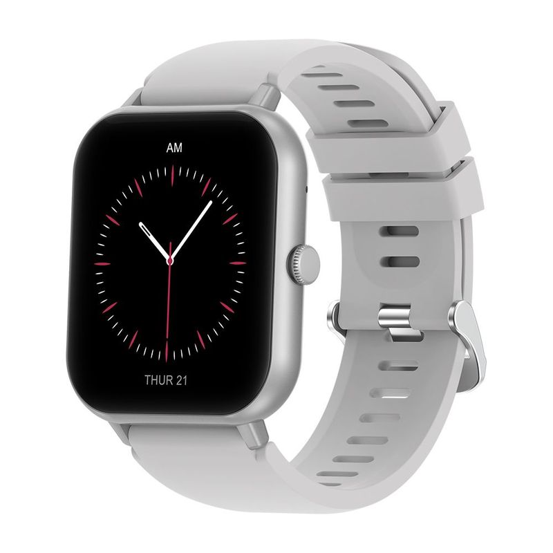 Smartwatch COLMI C8 Max 1.93" plateado llamadas IP68 frontal diagonal