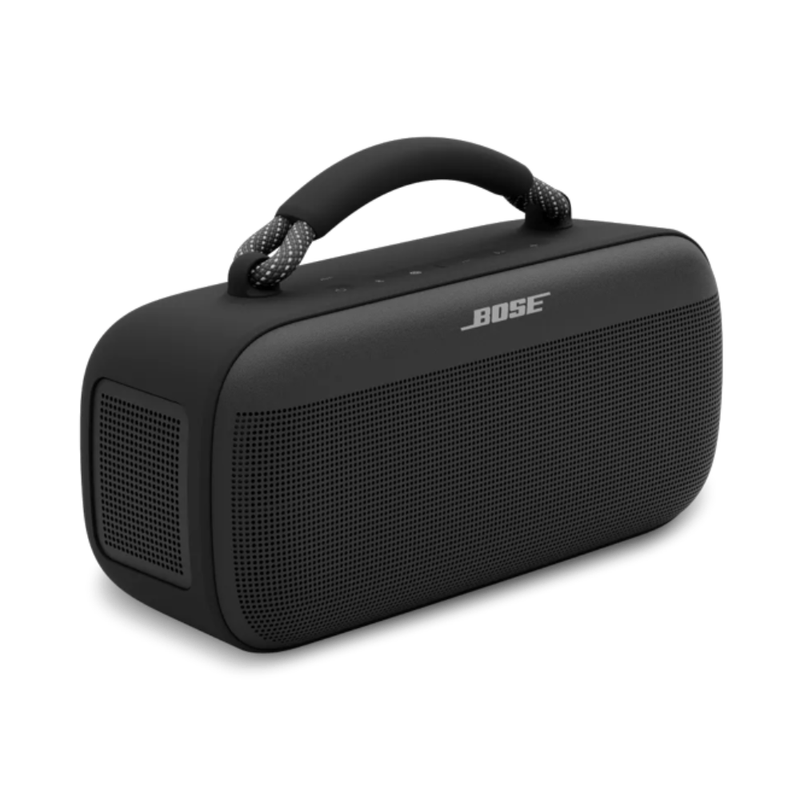 Parlante Bose SoundLink Max negro vista lateral