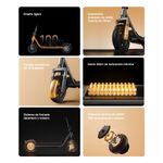Scooter eléctrico Xiaomi 6 Lite 10" velocidad máxima 25 km/h negro especificaciones