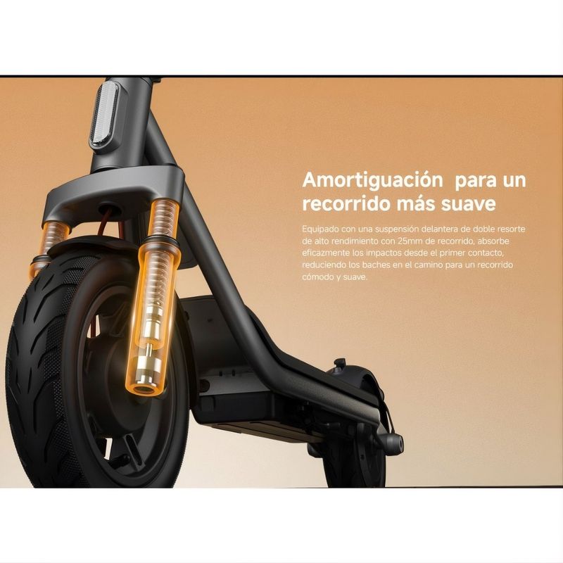 Scooter eléctrico Xiaomi 6 Lite 10" velocidad máxima 25 km/h negro especificaciones