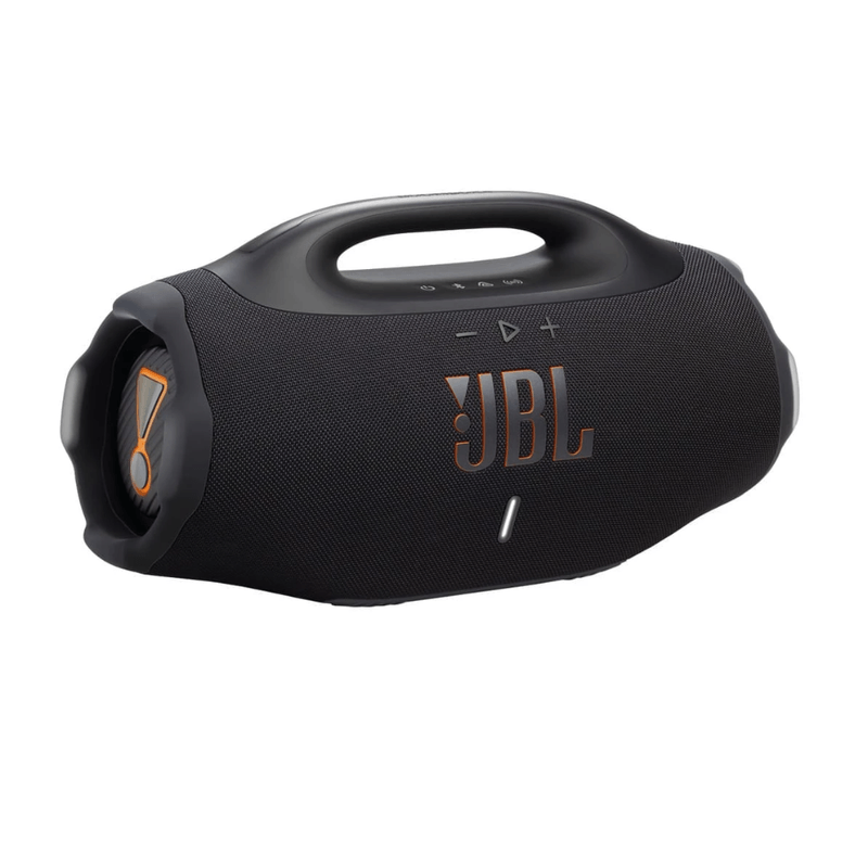 Parlante JBL Boombox 4 negro vista lateral