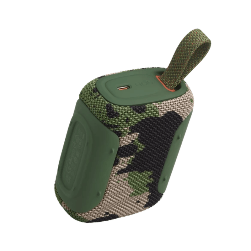 Parlante JBL GO5 camuflado Bluetooth 6.0