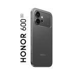 Celular HONOR 600 5G 512GB negro, cámara 200MP y 7000mAh frontal características dorsal oblicuo