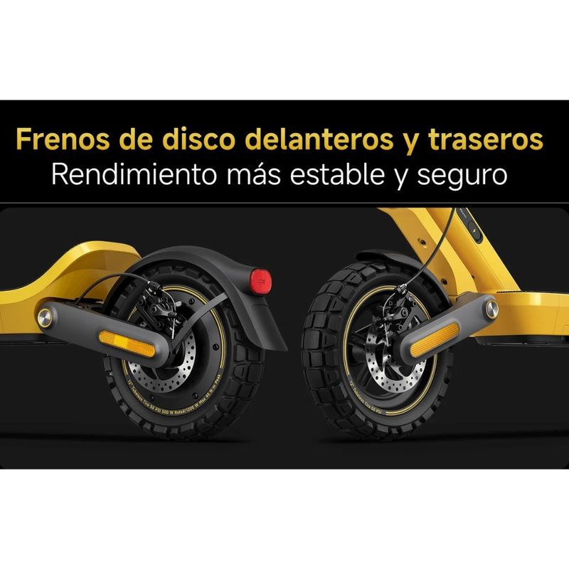 Scooter Xiaomi 6 Ultra autonomía hasta 75 km amarillo especificaciones