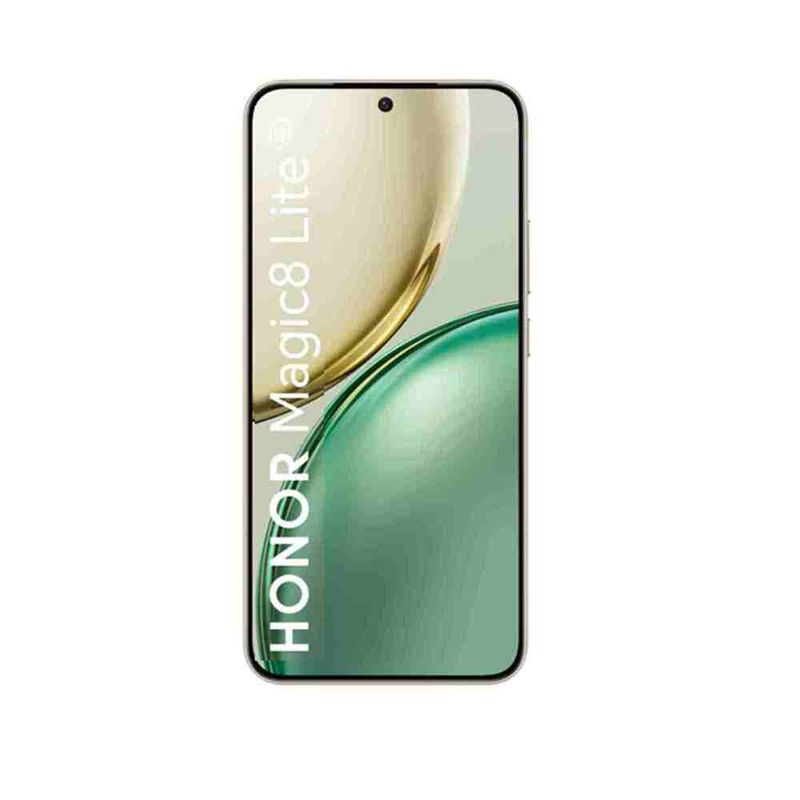 Celular HONOR Magic 8 Lite 512GB dorado, batería 7500mAh frontal