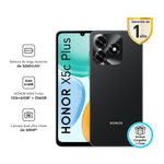Celular Honor X5c Plus 4G 256GB negro, cámara 50MP frontal beneficios