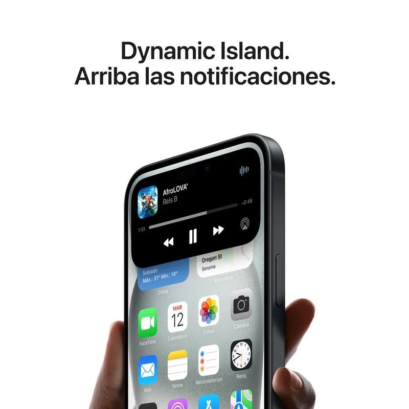 Celular Apple iPhone 15 azul pantalla 6.1 pulgadas