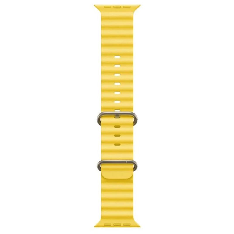 Correa Ocean Ultra OEM para Apple Watch amarilla de silicona