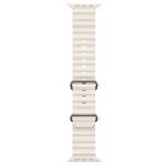 Correa Ocean Ultra OEM para Apple Watch beige con hebilla titanio