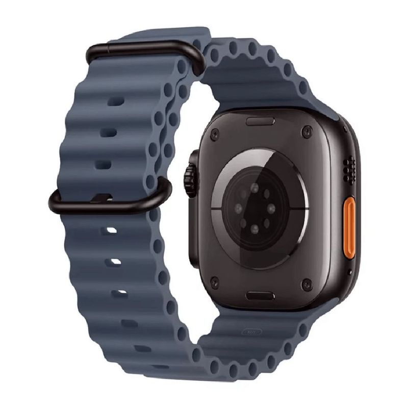 Correa-Ocean-Ultra-OEM-para-Apple-Watch-gris-longitud-210-mm FRONTAL USO