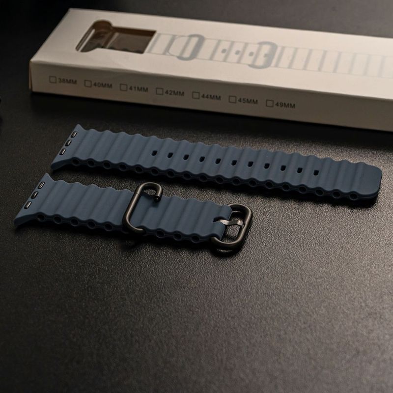 Correa Ocean Ultra OEM para Apple Watch gris contenido de caja